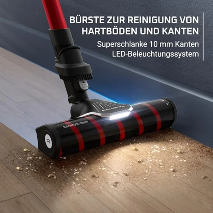 Rowenta X-Force Flex 9.60 Complete RH2099WO, Akku-Stabstaubsauger mit 100 Air Watts Saugkraft, rot/schwarz – Bild 5