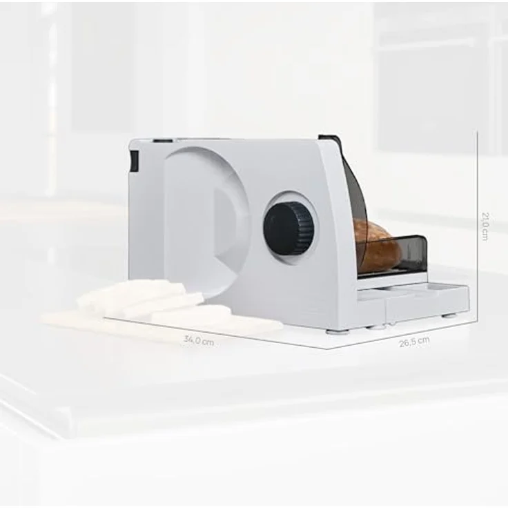 ritter Allesschneider markant 7, 65 W, klappbar, inklusive Messerabdeckung, Sicherheits-2-Finger-Einschaltsystem – Bild 5