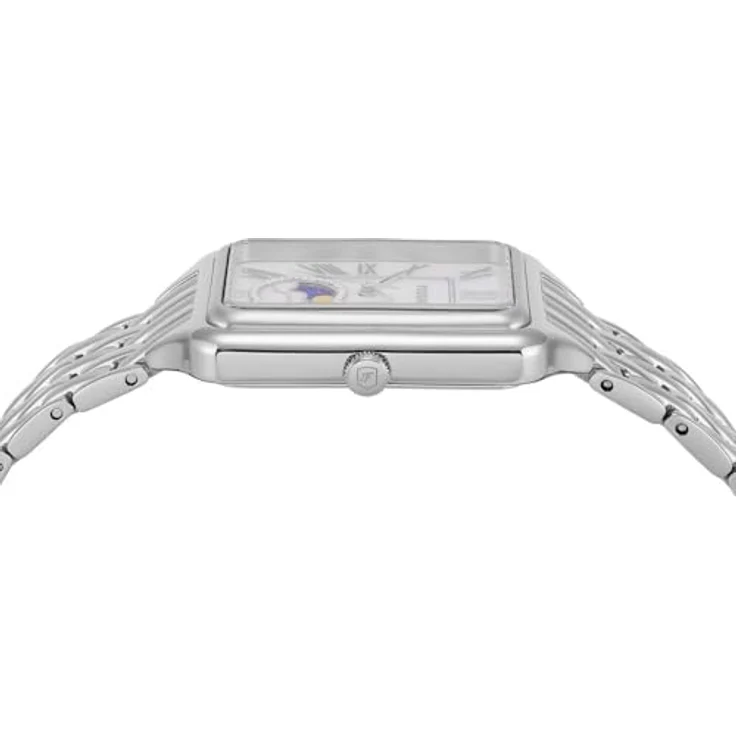 FOSSIL Damen Analog Quarz Uhr ES5400, Edelstahlarmband, 29mm Gehäuse, weißes Perlmuttzifferblatt, wasserdicht bis 50m – Bild 5