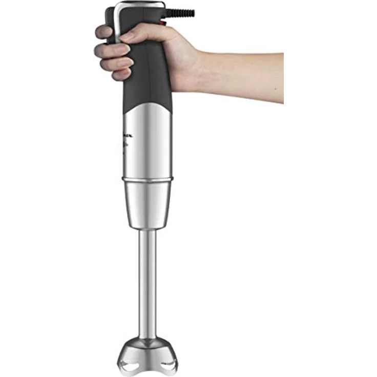 Moulinex DD95JD10 Staafmixer, 1200 Watt Pürierstab mit Edelstahl-Schaft, inkl. Zerkleinerungsschüssel und Schneebesen, Schwarz – Bild 3