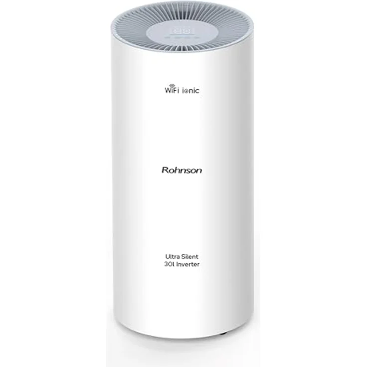 Rohnson R-9530 Luftentfeuchter mit Inverter-Technologie, ultra-leise 35 dB, Smart Wi-Fi-Steuerung, 4,5 l Tank, Luftreinigung, Turbo Boost, Timer 24 h, bis 180 m² - weiß – Bild 1