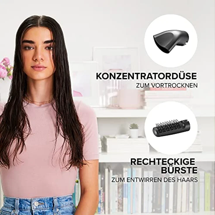 Bellissima My Pro Hot Air Styler GH18 1100, Warmluftbürste für Damen mit vielseitigen Stylingmöglichkeiten und glänzendem Haar – Bild 5