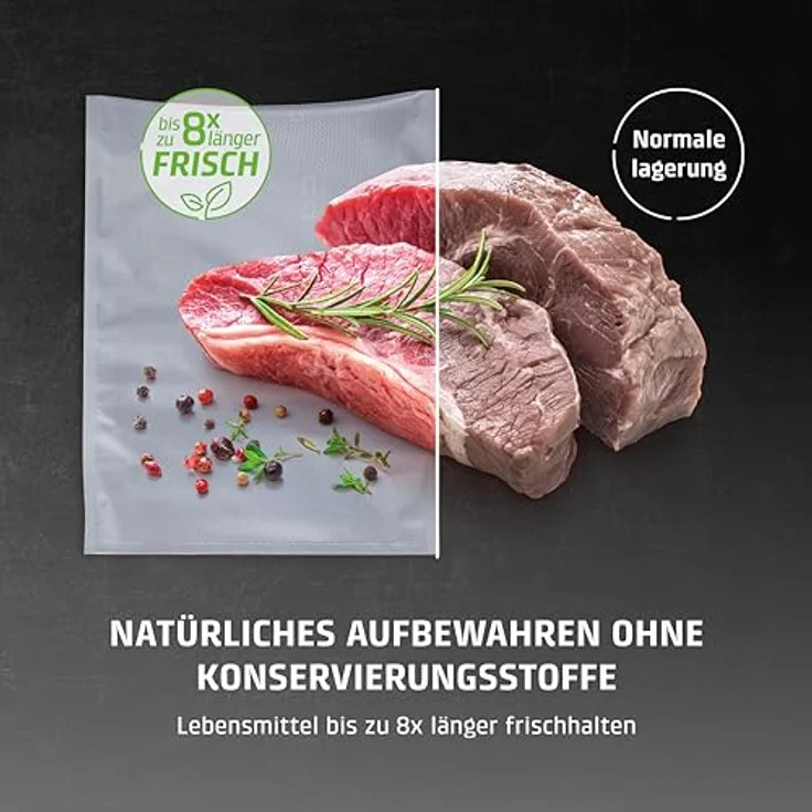Caso Vakuumierbeutel, 50 Stück, 30 x 40 cm (FOLIENBEUTEL) – Bild 6