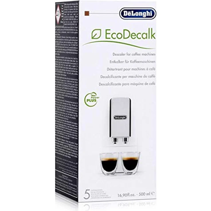 De'Longhi EcoDecalk Entkalker für Kaffeevollautomaten DLSC500, 500ml, 6er Pack, hochwirksam – Bild 2