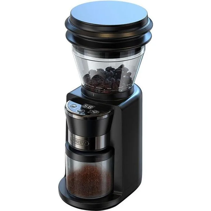 HiBREW G3, elektrische Kaffeemühle mit 31 präzisen Mahlgrad-Einstellungsstufen und 48 mm Kegelmahlwerken aus Edelstahl
