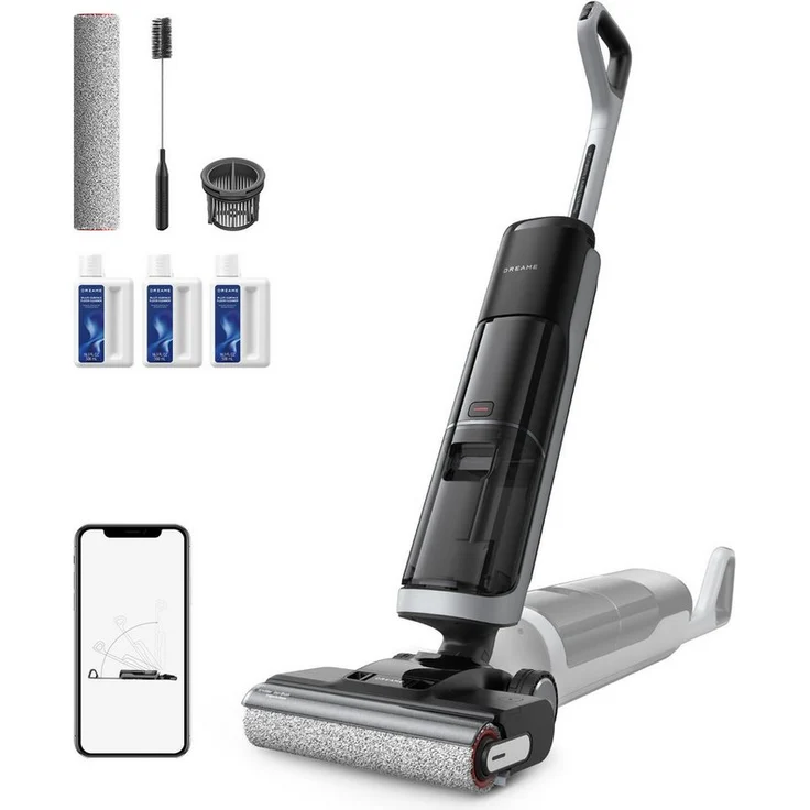 Dreame H14 Pro, Nass-Trocken-Sauger mit 18.000 Pa Saugkraft, 400 W, 180° Reinigung und schneller Bürstentrockenfunktion