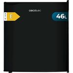 Cecotec Mini-Kühlschrank GrandCooler 20000 L SilentCompress Black - 46 l, Niedriger Energieverbrauch, Umkehrbare Tür, Kompaktes Design