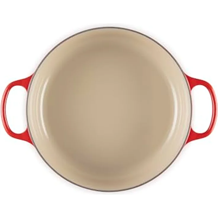 Le Creuset Signature Gourmet-Bräter rund Ø 30 cm Kirschrot – Bild 5