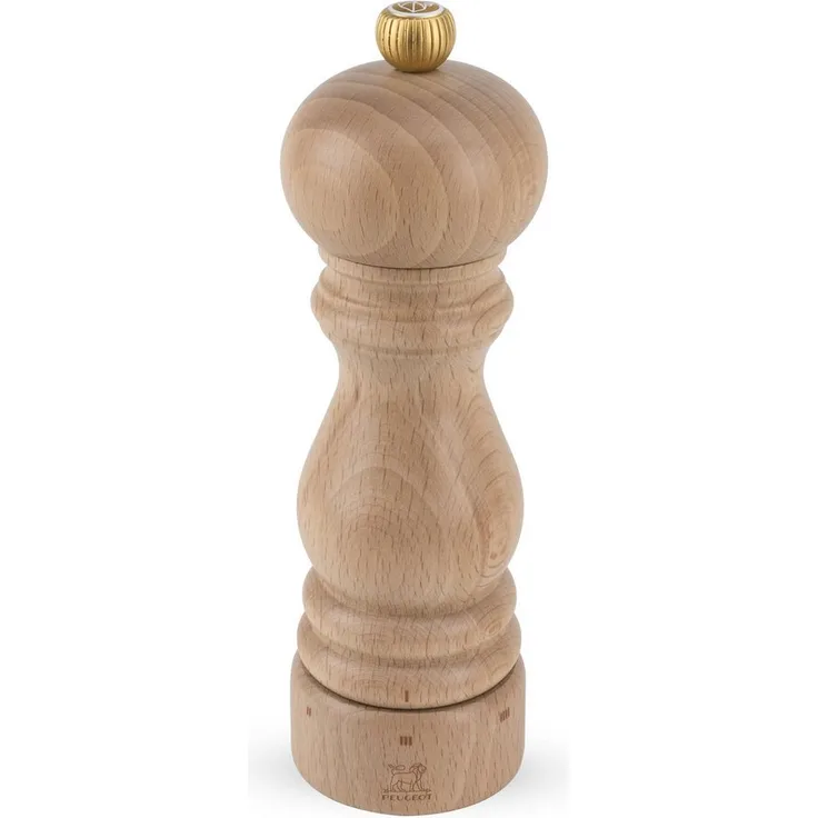 PEUGEOT Salzmühle PARIS 18cm Buchenholz Natur uSelect Zirkonia-Mahlwerk für Gewürze