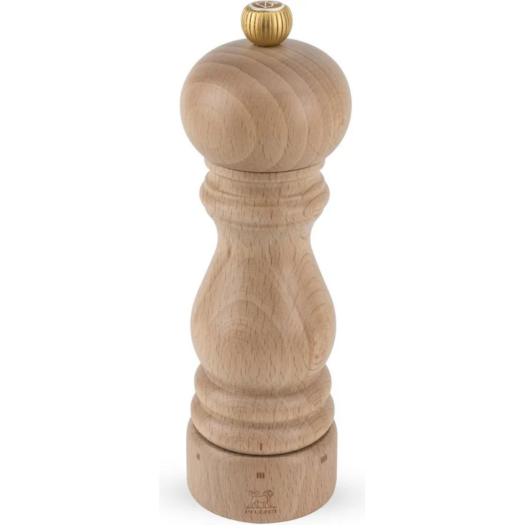 PEUGEOT Salzmühle PARIS 18cm Buchenholz Natur uSelect Zirkonia-Mahlwerk für Gewürze