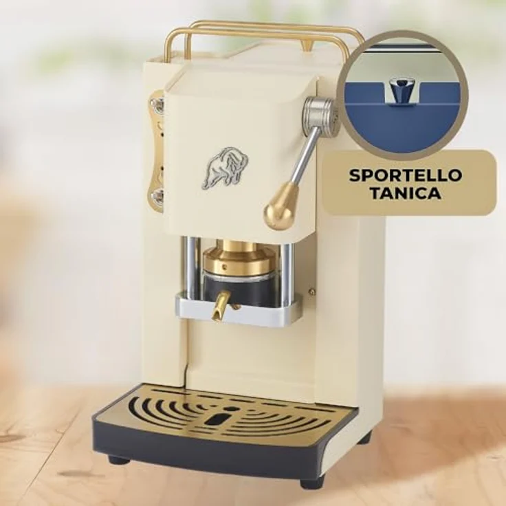 Faber Pro Essential Old British Heritage, Kapselmaschine in Weiss Messing – Bild 9