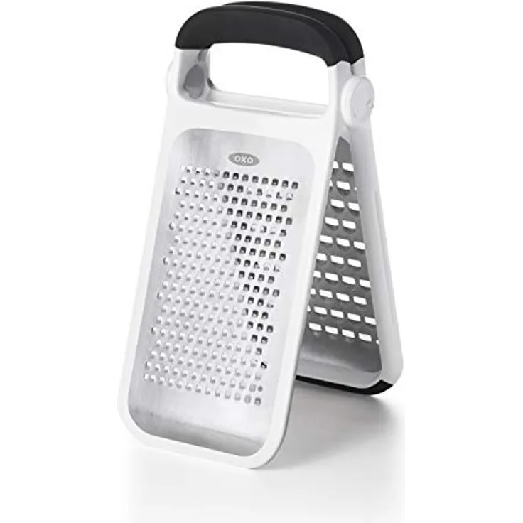 OXO Good Grips geätzte Doppelreibe aus Edelstahl - für Käse und mehr