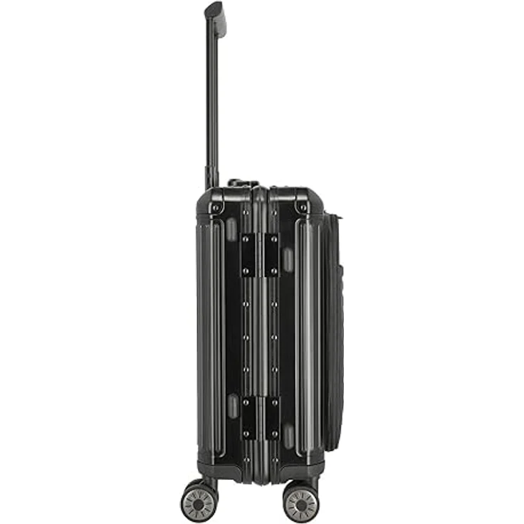 travelite Next 4w Trolley S, Fronttasche, Schwarz, schwarz, Talla única, Koffer – Bild 5