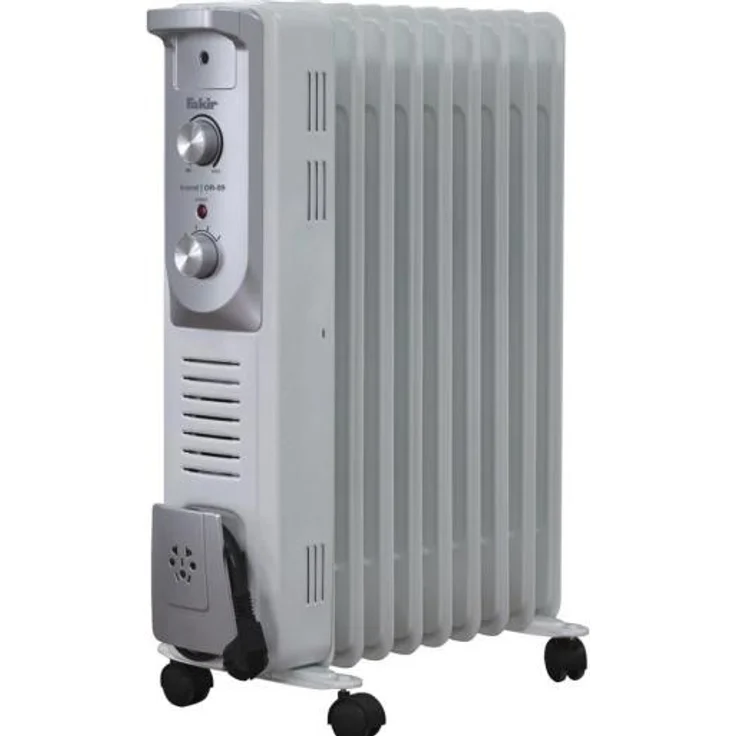 Fakir OR 9 Ölradiator 'Trend', Heizkörper, Grau, Weiss