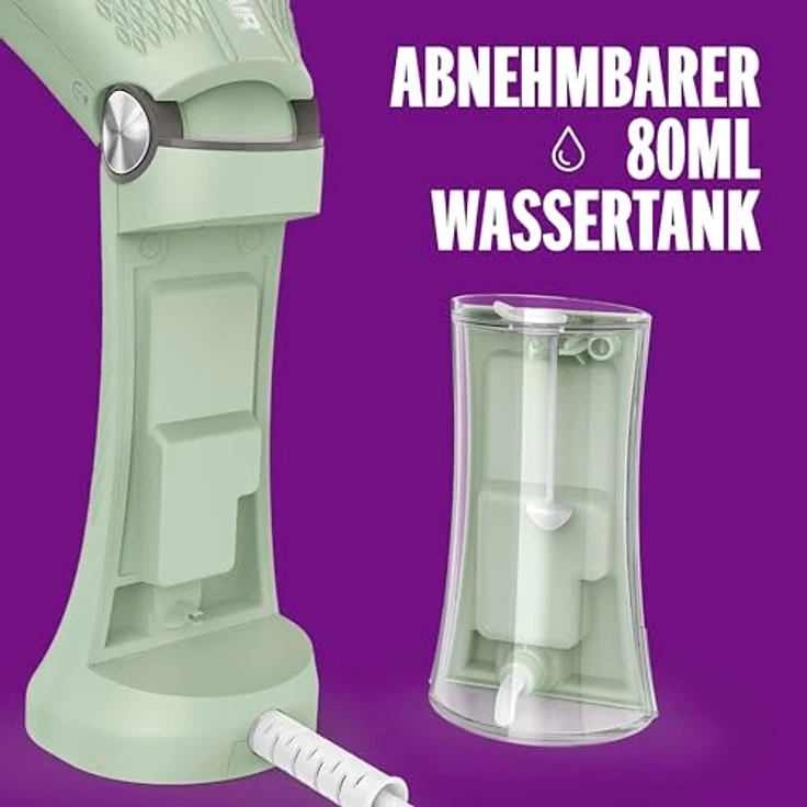 Conair GSC24E TravelSteam Power Dampfbürste, tragbarer Dampfglätter mit Dual-Voltage, kompakt und schnell einsatzbereit – Bild 5