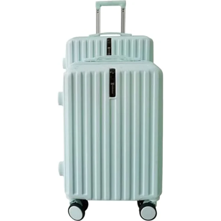 NTK-Collection Hartschalenkoffer 2er-Set Leandra, Reisegepäck Trolley, Hellblau, mit Teleskopgriff – Bild 1