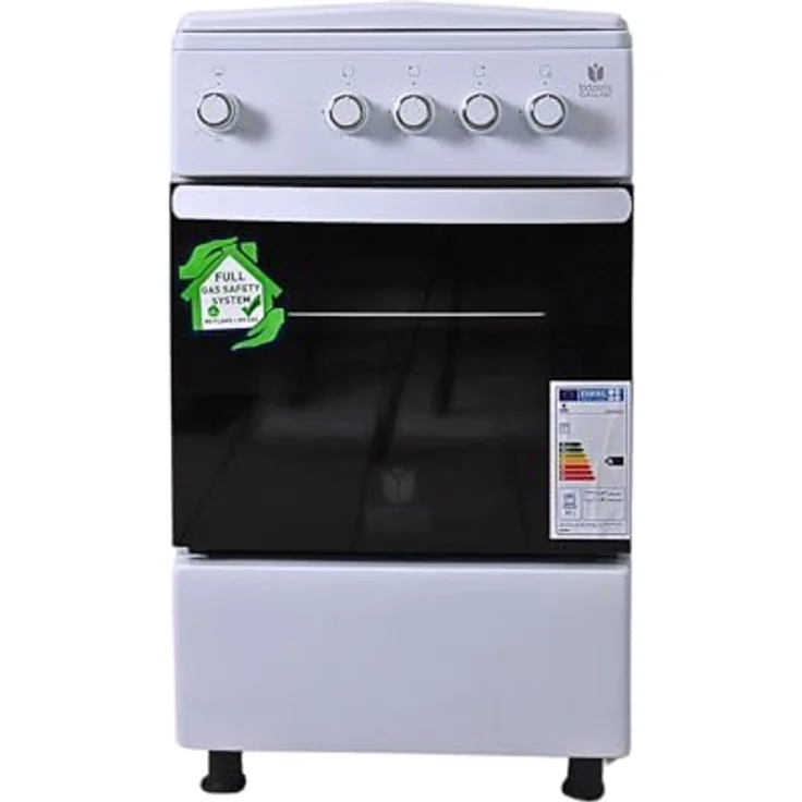 Gasline SHGG5050THT, 50cm Gas Standherd mit Thermostat, 4-flammig, Energieeffizienzklasse A, Leichtreinigungssystem – Bild 1