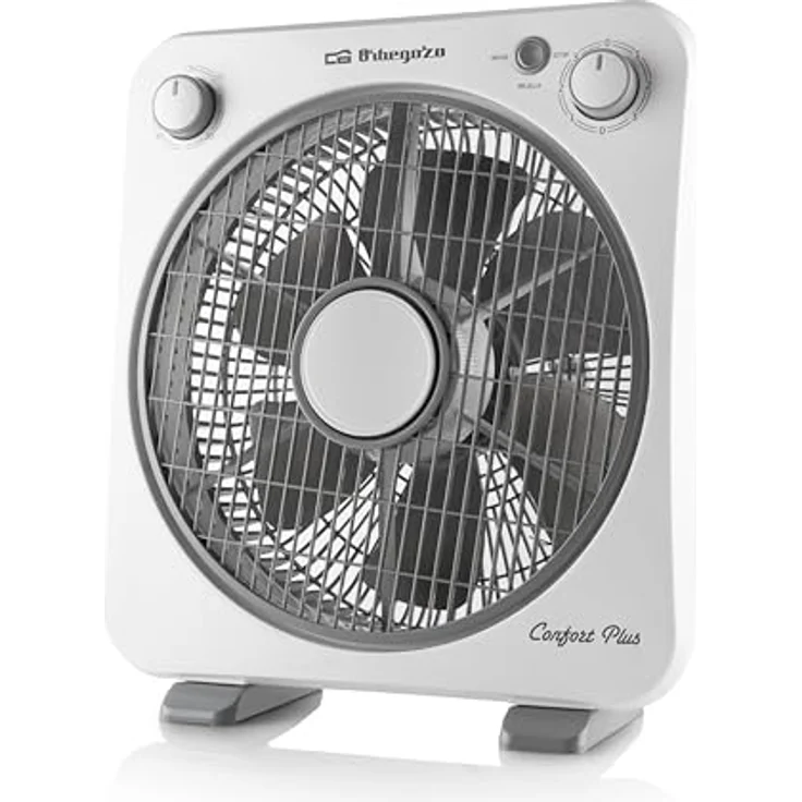 Orbegozo BF 0138 Bodenventilator mit 6 Flügeln 3 Geschwindigkeitsstufen rotierender Diffusor zwei-We – Bild 2