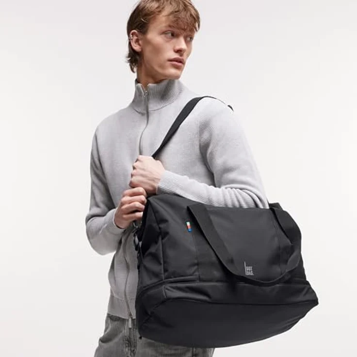 GOT BAG Weekend Bag, Reisetasche aus 100% PET, 50 cm, schwarz – Bild 2