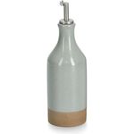 XXXL Olivenölflasche, grau, Keramik, 420 ml mit Dosierer, 7x23.1x7 cm, für Tischkultur & Servieren