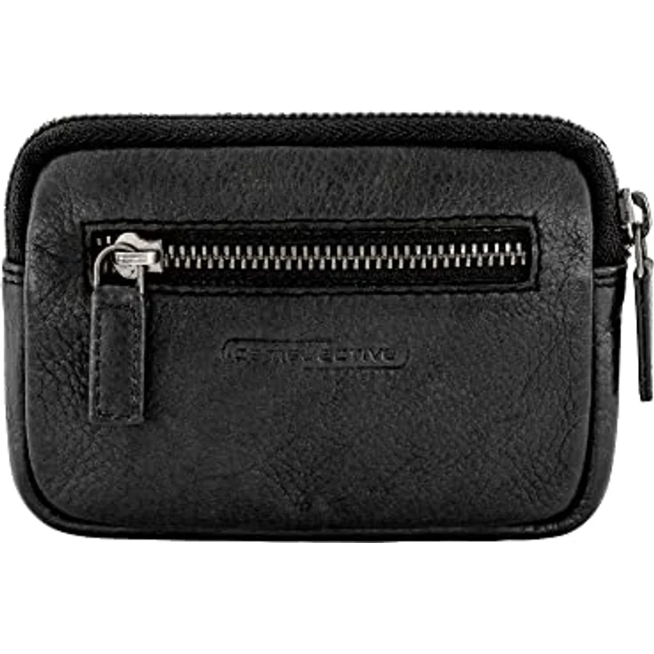 Camel Active Wave Damen Schlüsseletui Schlüsseltasche Leder Mittelgroß Schwarz – Bild 2