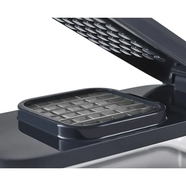 Joseph Joseph Multi-Prep Compact 4-in-1 Multifunktionsset, Gemüsehobel, Zwiebelschneider, Pommesschneider, Käsereibe, Madonline, Julienne-Schneider mit Behälter – Bild 2