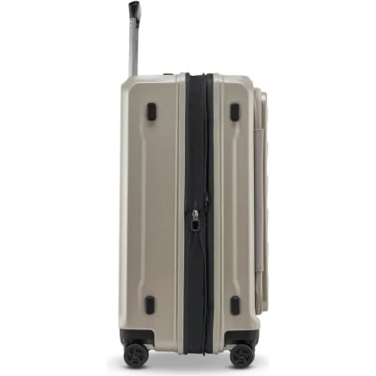 Stratic Phoenix 4 Rollen Trolley M 65 cm, silberfarben, 100% Polycarbonat mit Dehnfalte – Bild 9