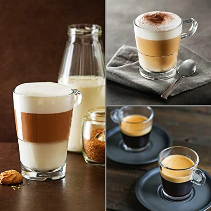 BEEM ESPRESSO-LATTE Siebträgermaschine -15 bar | Kaffeespezialitäten – wie vom Barista | Mit 0,4 L Milch- & 1,4 L Wassertank | Milchschaumkonsistenz individuell wählbar [Schwarz-Silber] – Bild 5