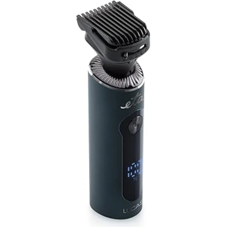 ETA Rotationsrasierer Herren Lucas I Akku (Li-Ion) I 3 Trimmer I Wasserfest I 50 Minuten Akkulaufzeit I LCD Display mit LED-Anzeigen – Bild 5