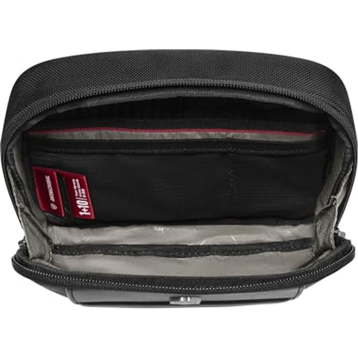 Victorinox Architecture Urban2, Compact Crossbody Bag, 2L Volumen, Nylon und Leder, schwarz – Bild 4