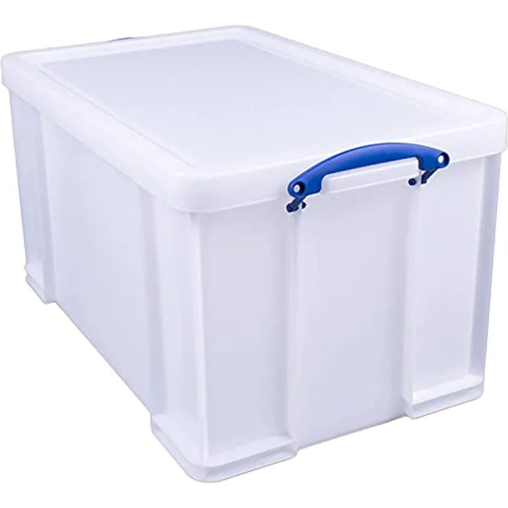 Really Useful Box Aufbewahrungsbox aus Kunststoff, 84 l, Weiß, stapelbar, schlagfest – Bild 2