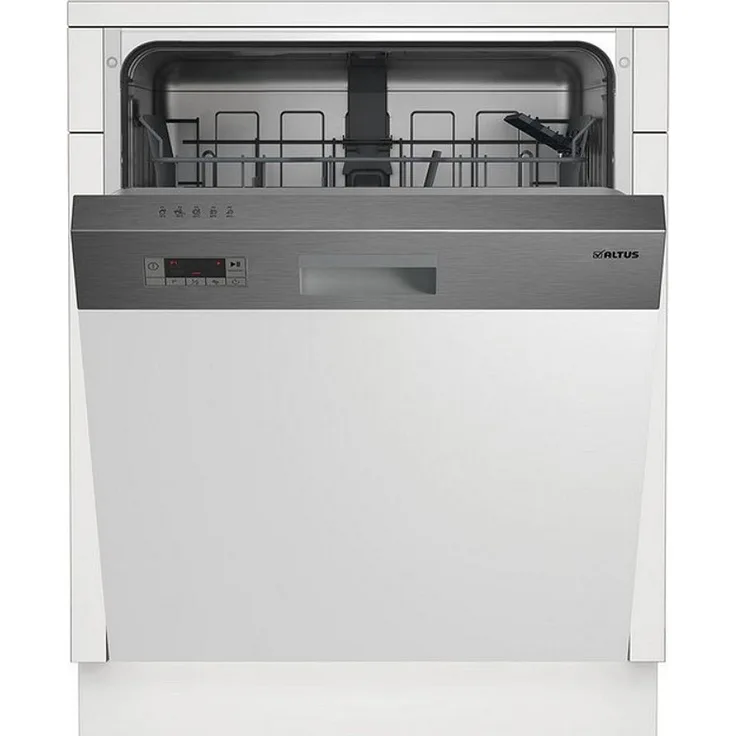 Altus Teilintegrierbarer Geschirrspüler STN2522XP, 60 cm mit AquaStop, 13 Maßgedecke, LED-Nachfüllanzeige, leise 49 dB