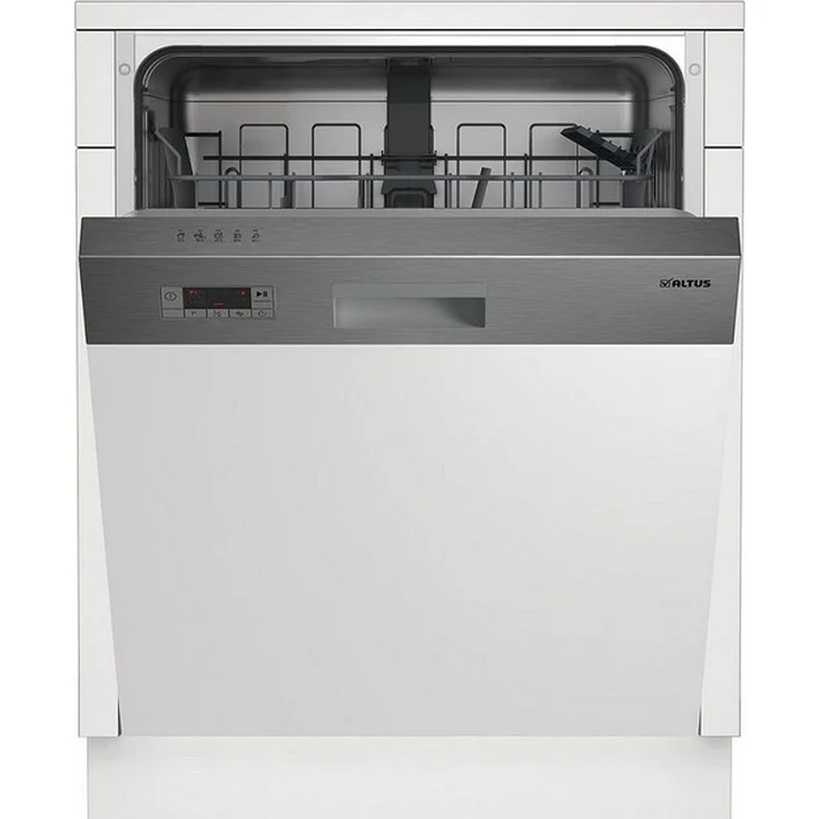 Altus Teilintegrierbarer Geschirrspüler STN2522XP, 60 cm mit AquaStop, 13 Maßgedecke, LED-Nachfüllanzeige, leise 49 dB