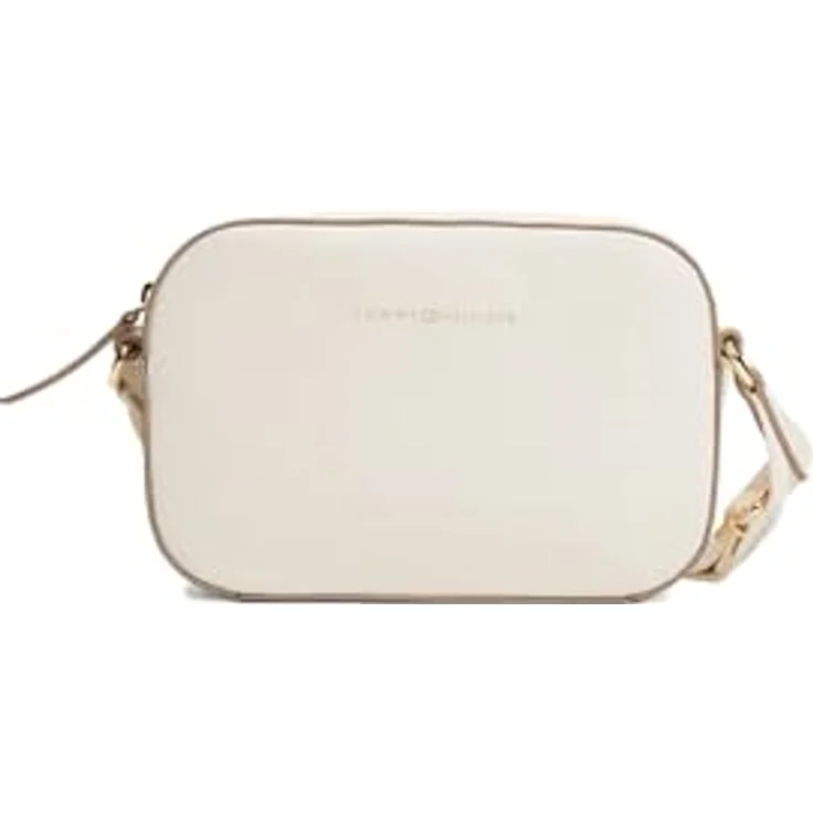 Tommy Hilfiger TH Logotape Umhängetasche, 20 cm, aus Polyurethan, beige – Bild 5