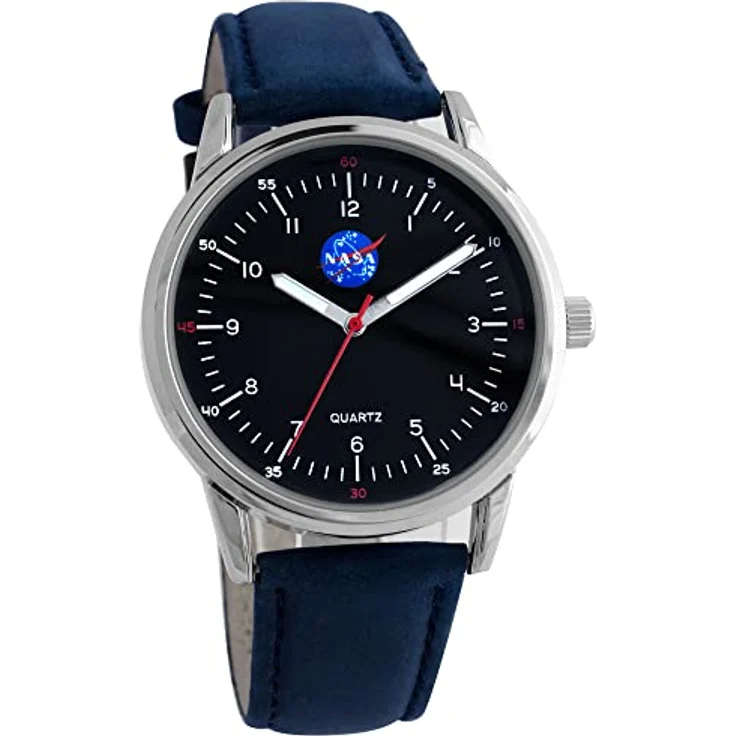 Miraval Herrenarmbanduhr Astronaut Quarzuhr 40 mm Japanisches Quarzuhrwerk Edelstahlarmband Herrenuhr (Silber) - Preisvergleich – Bild 4