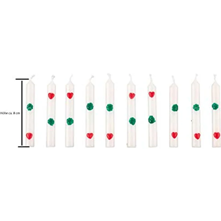 Amscan 5057 - Kerzenset, 1 Lebenslicht und 10 Geburtstagskerzen – Bild 4