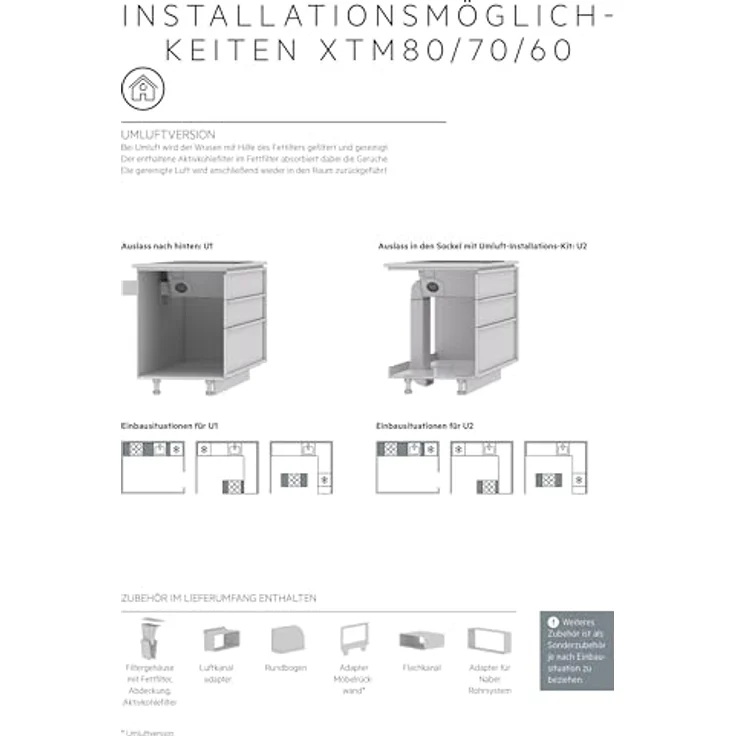 AEG TH84CB0BSZ, autarkes 83 cm Induktions Kochfeld mit 4 Zonen und integriertem Dunstabzug – Bild 20