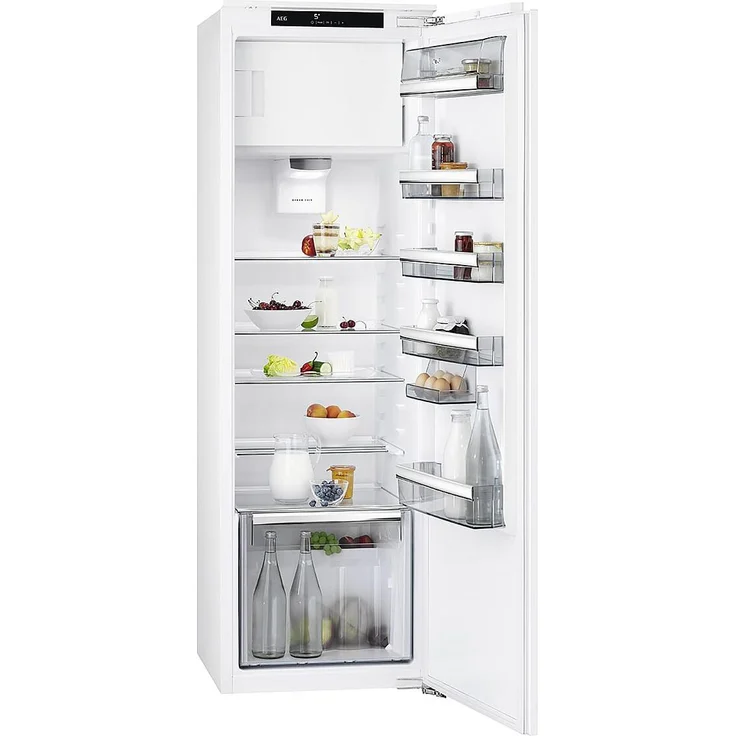 AEG SFE818E1DC Einbaukühlschrank mit 282 l Nutzinhalt, LED-Innenbeleuchtung, dynamischer Umluftkühlung, weiß