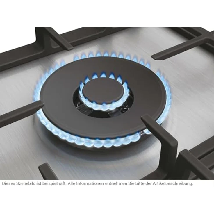 Haier HAHG7WL5XH NL Gaskochfeld, autark, 75 cm, mit Preci Flame und Sicherheitsgashahn – Bild 5