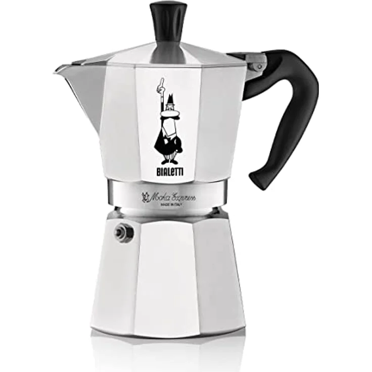 Bialetti Moka Express Espressokocher, Aluminium, metallic, 6 Tassen – Bild 4