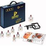 HANSOL Medical - Schröpfset 17 PCS - Hochwertiges Set zum Schröpfen - Vakuumglöckchen - Schröpfmassage - Schröpfgläser - Cupping