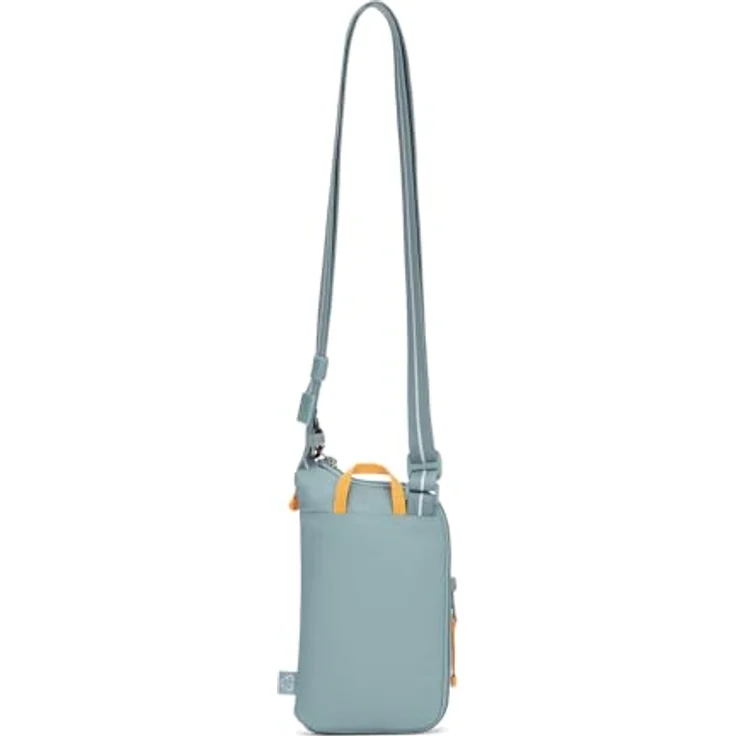 Pacsafe GO anti-theft Tech Mini Bag Umhängetasche RFID, 12 cm, blau, 100% Polyester – Bild 3