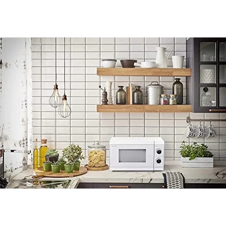 Sharp YC-MS01E-C Mikrowelle, Standgerät, 20 Liter Garraum, 800 Watt, weiß – Bild 9