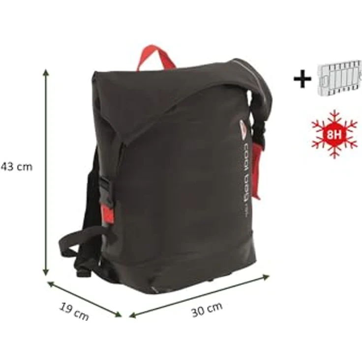 Robens Kühlbox 15 l, wasserdicht und schmutzabweisend, passiver Kühler mit Rollverschluss – Bild 2