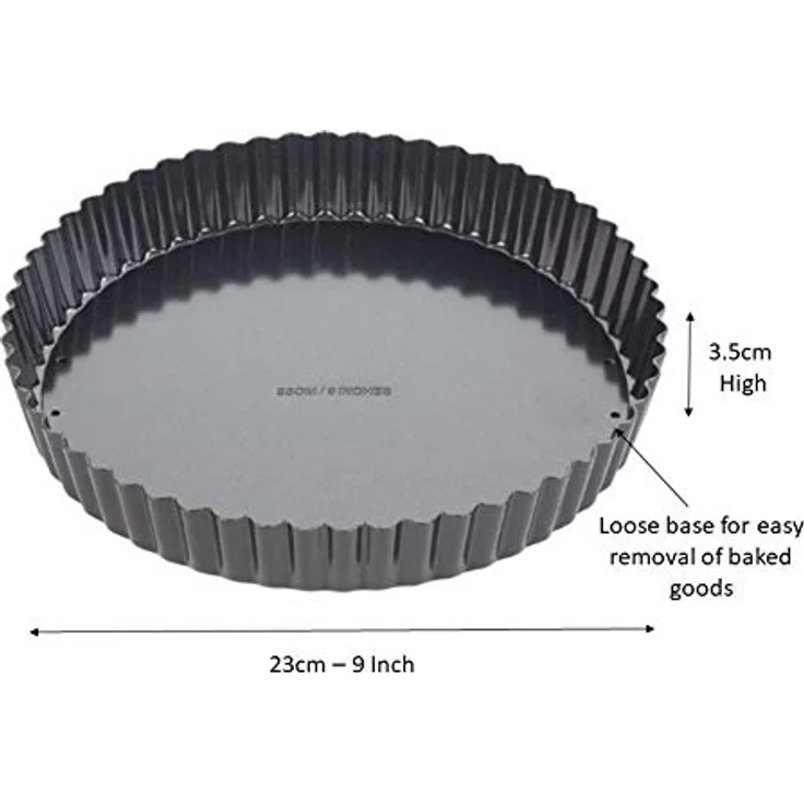 Tala Performance Bakeware Pastetenform-Kuchen-Form, schwarz, 23 cm – Bild 3