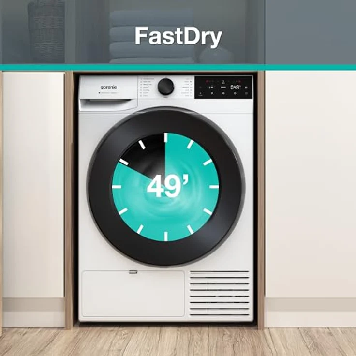 Gorenje D5G49D, Trockner mit Wärmepumpe, 9 kg, 15 Programme, FastDry, TwinAir, Anti-Allergie, EasyClean-Filter, Energieeffizienzklasse D – Bild 4