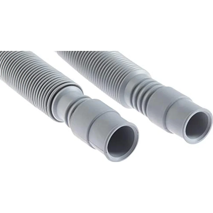 Cornat Maschinen-Ablaufschlauch - 80 - 280 cm ausziehbare Länge - Temperaturbeständig bis +100°C - Aus robustem Kunststoff / Abwasserschlauch für Spül - & Waschmaschine / Spiralschlauch / T357503 – Bild 2