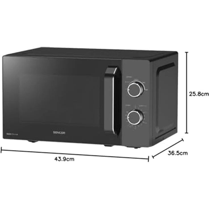 SENCOR Mikrowelle 20L SMW 1919BK mit modernem Design – Bild 2