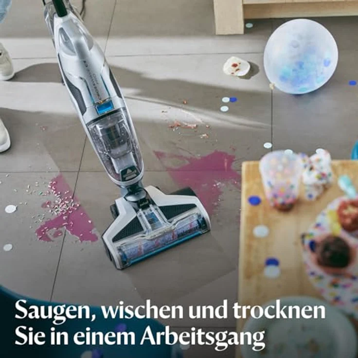 Bissell CrossWave C3 Pro 3555N, 3-in-1 Nass- und Trockensauger mit Zwei-Tank-Technologie, automatische Selbstreinigung und FreshStart-Geruchsmanagement – Bild 2