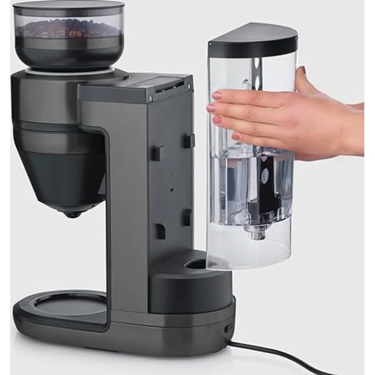 Severin FILKA 2.0 Kaffeemaschine mit Mahlwerk, 1,1l Kaffeekanne, Papier- und Permanentfilter 1x4 – Bild 3